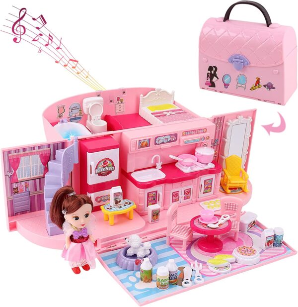 Bolso de Mano Casa de Muñecas